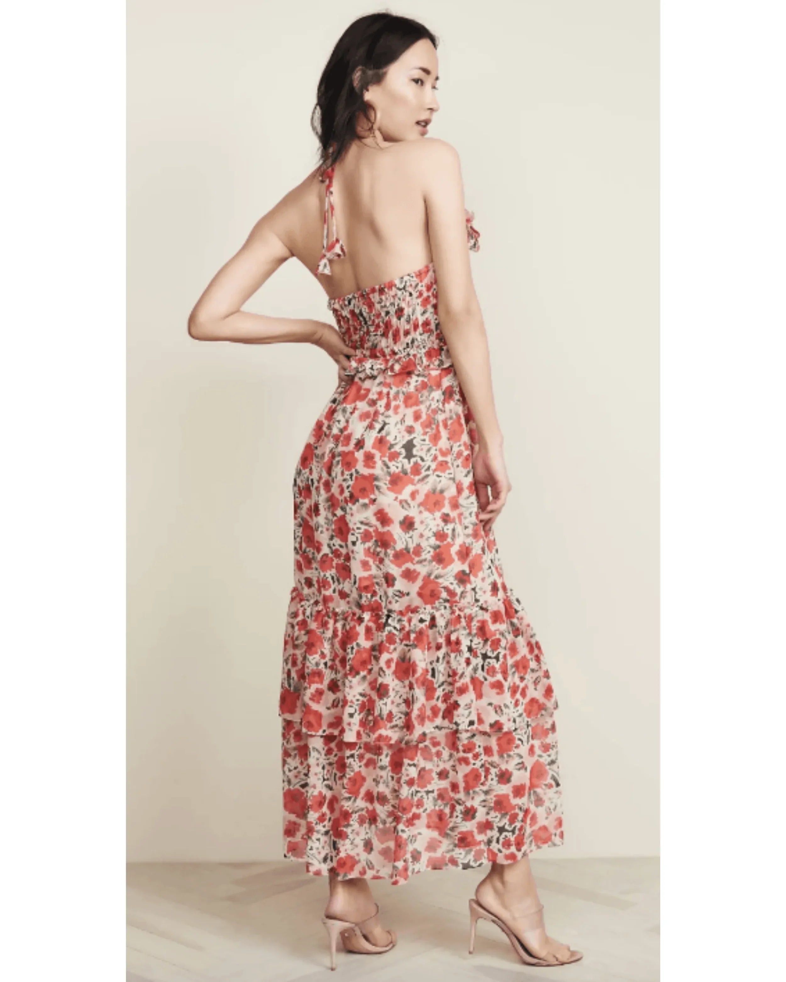Gia Viscose Floral Summer Maxi Dress - Endless - UAE Rental and Resale for Women's Fashion