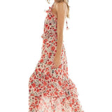 Gia Viscose Floral Summer Maxi Dress - Endless - UAE Rental and Resale for Women's Fashion