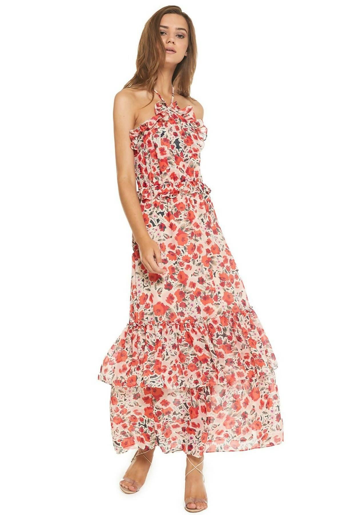Gia Viscose Floral Summer Maxi Dress - Endless - UAE Rental and Resale for Women's Fashion