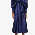Gilly A-Line Silk Midi Dress - Endless - UAE Rental and Resale for Women's Fashion