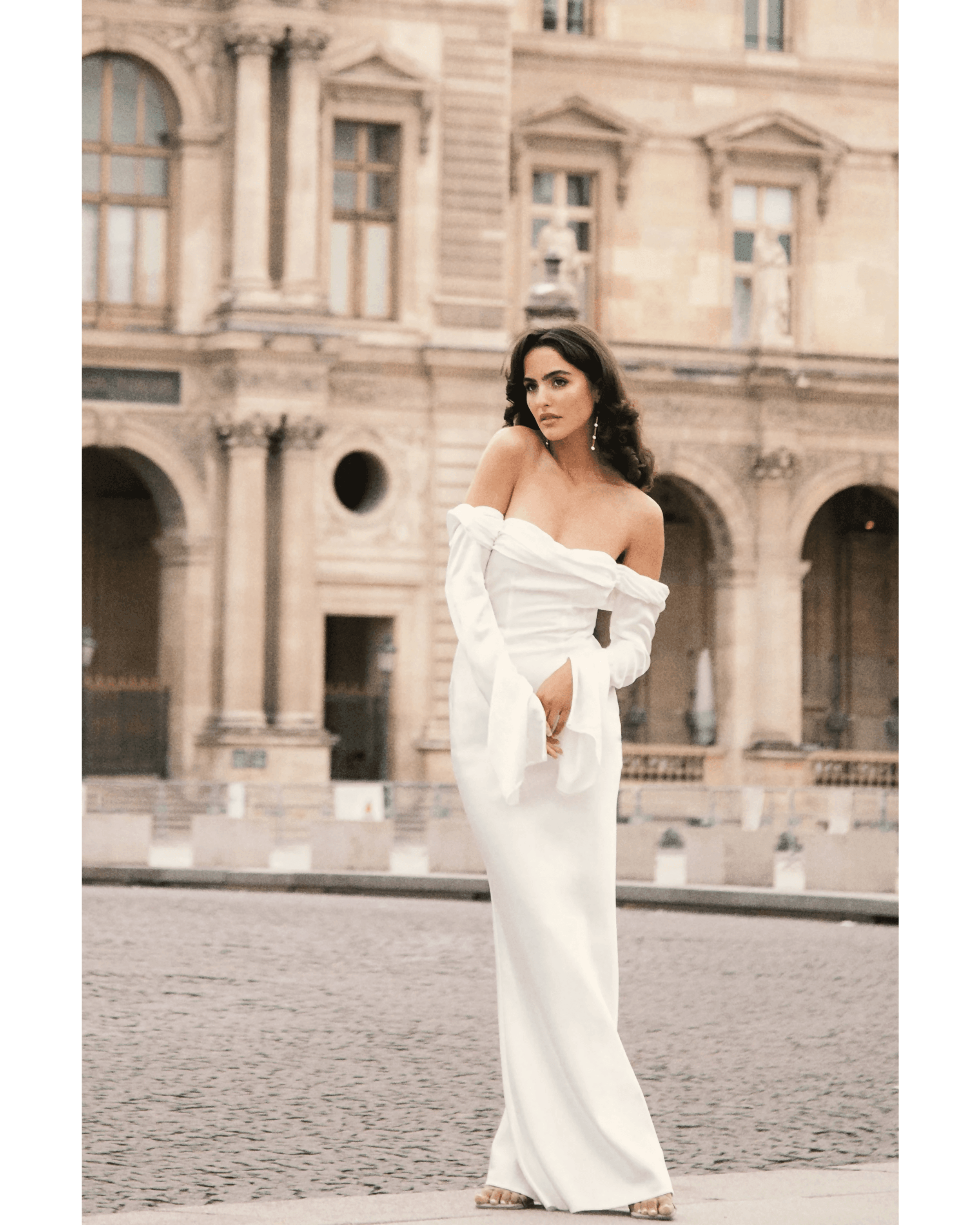 Giselle Off Shoulder Cowl Neck Maxi Dress - Endless - UAE Rental and Resale for Women's Fashion