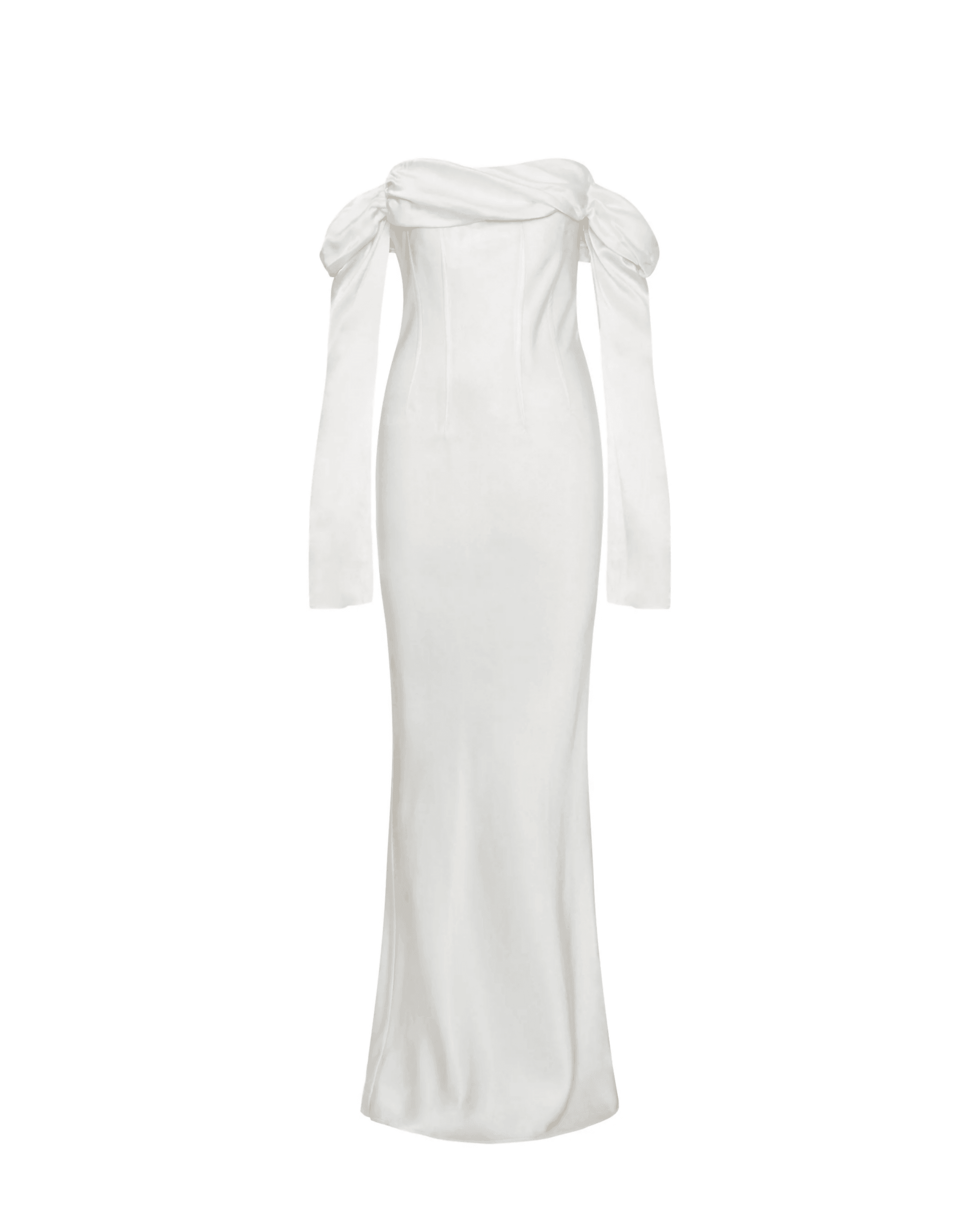 Giselle Off Shoulder Cowl Neck Maxi Dress - Endless - UAE Rental and Resale for Women's Fashion