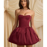 Gloriana Convertible Bow-Detail Bubble Hem Midaxi Dress - Endless - UAE Rental and Resale for Women's Fashion