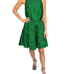 Green Brocade Party Dress - Endless - UAE Rental and Resale for Women's Fashion