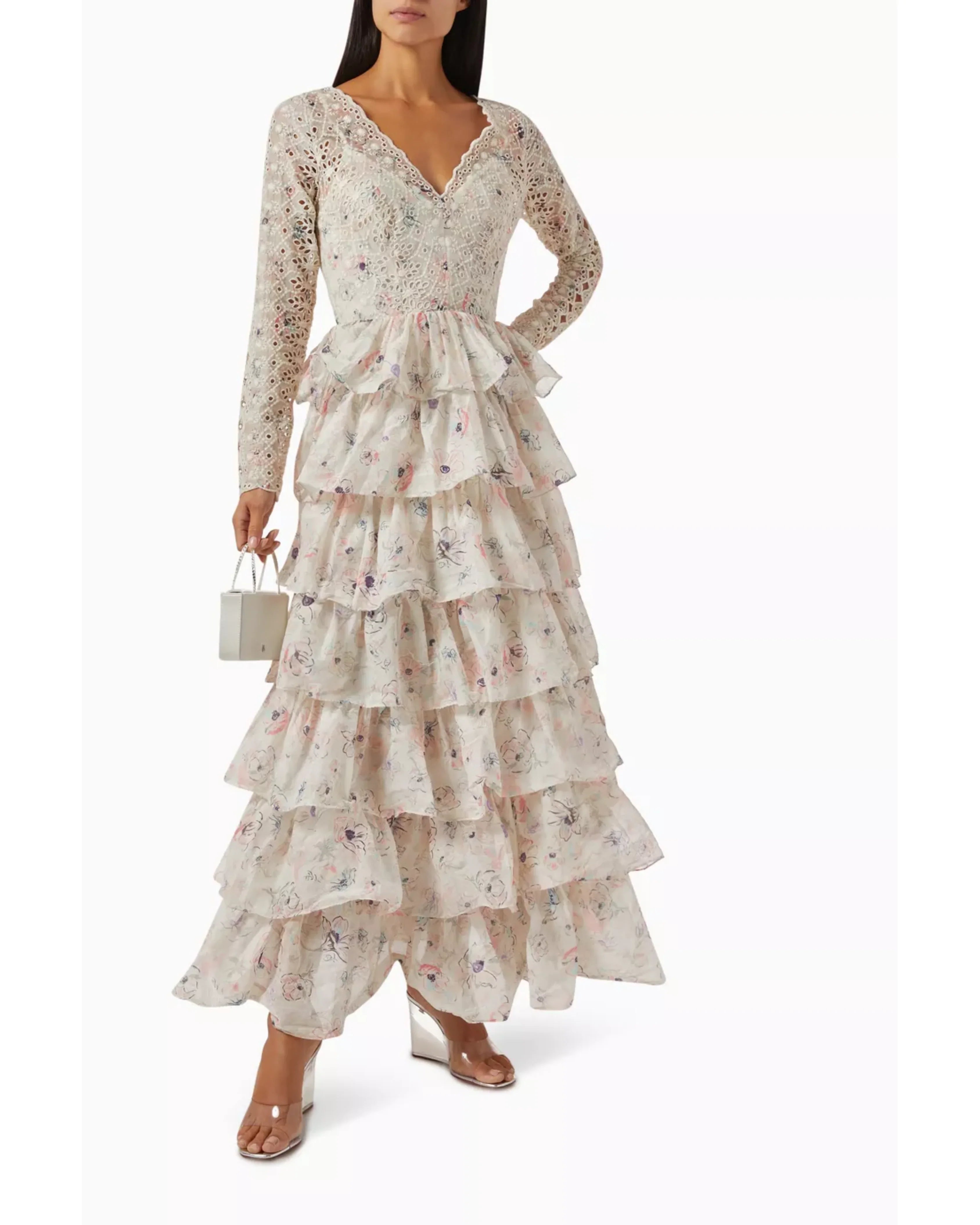Halliday Tiered Ruffle Gown - Endless - UAE Rental and Resale for Women's Fashion