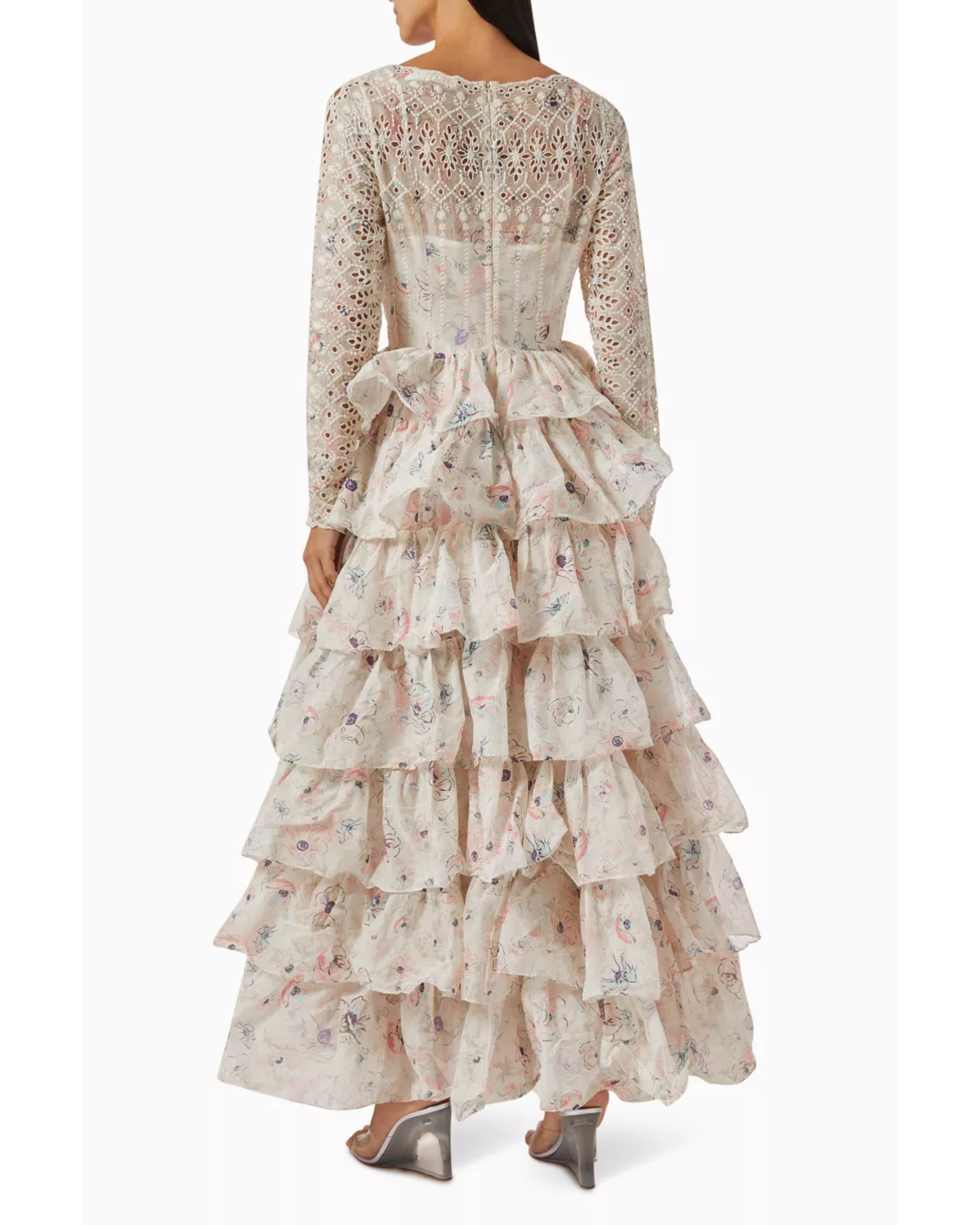 Halliday Tiered Ruffle Gown - Endless - UAE Rental and Resale for Women's Fashion