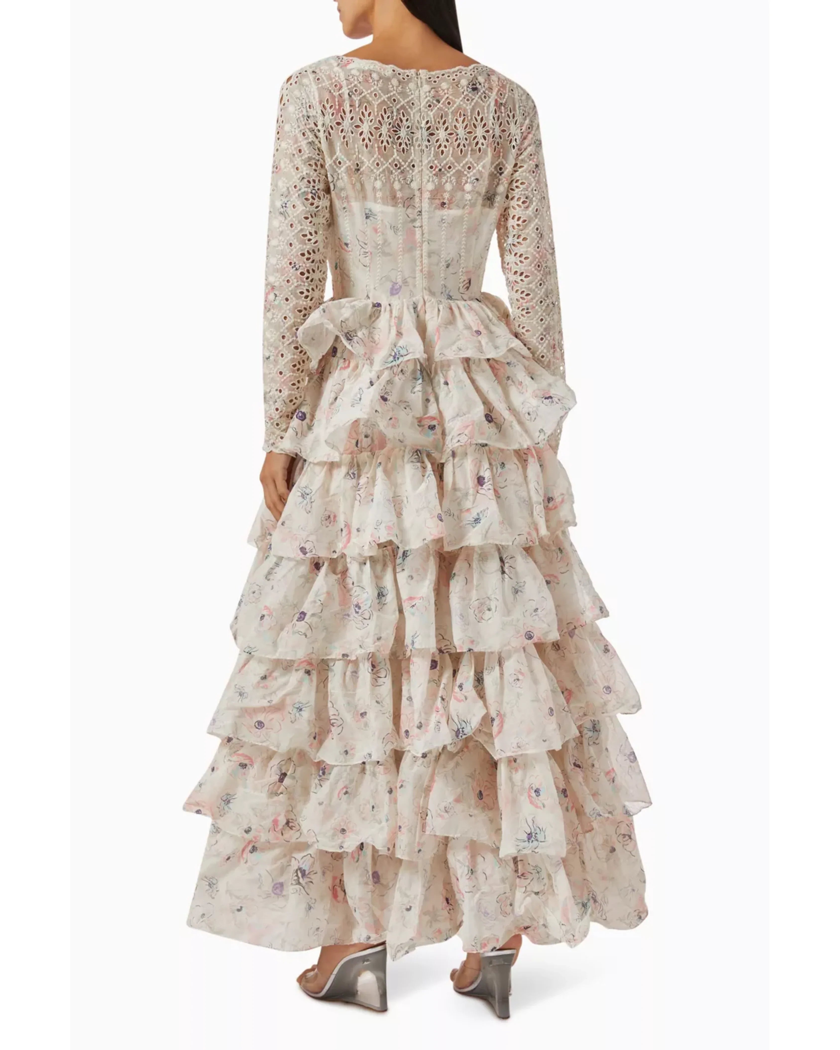 Halliday Tiered Ruffle Gown - Endless - UAE Rental and Resale for Women's Fashion