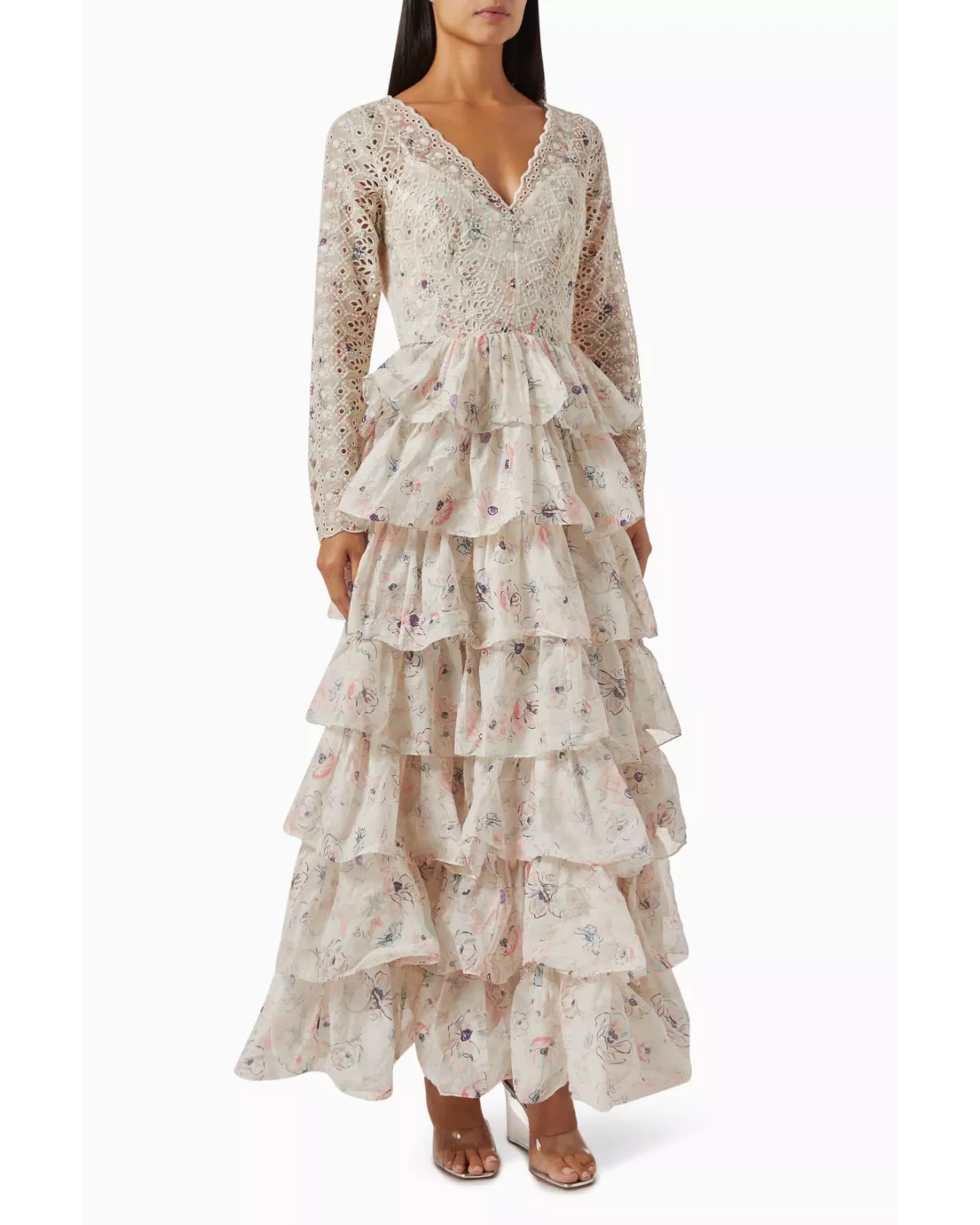 Halliday Tiered Ruffle Gown - Endless - UAE Rental and Resale for Women's Fashion