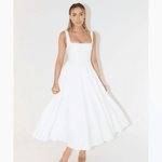 High Waist Square Neck Midi Dress - Endless - UAE Rental and Resale for Women's Fashion