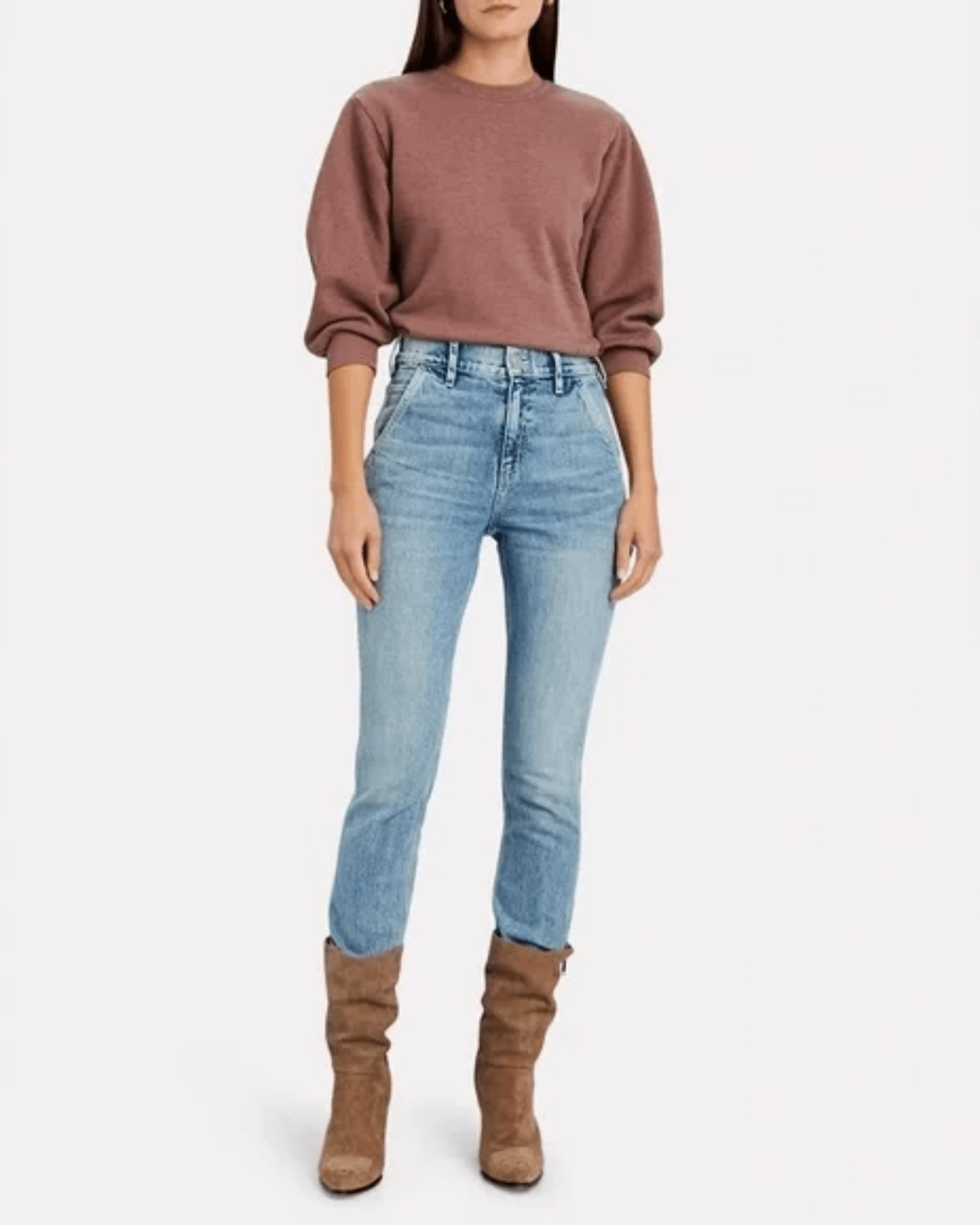 Holly High-Rise Carpenter Jeans - Endless - UAE Rental and Resale for Women's Fashion