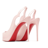 Hot Chick Sling 120 Pink Patent Pumps - Endless - UAE Rental and Resale for Women's Fashion