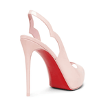 Hot Chick Sling 120 Pink Patent Pumps - Endless - UAE Rental and Resale for Women's Fashion
