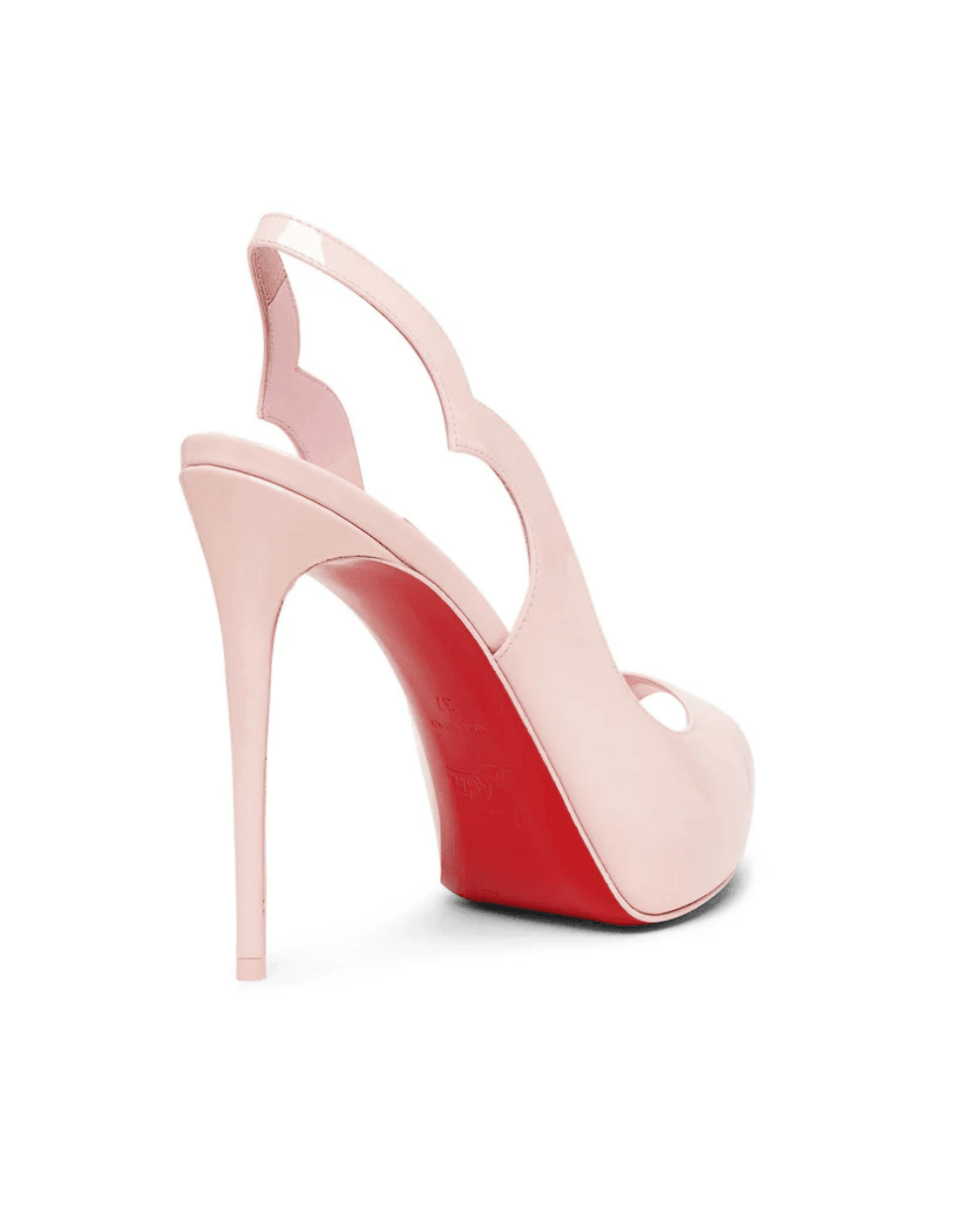 Hot Chick Sling 120 Pink Patent Pumps - Endless - UAE Rental and Resale for Women's Fashion