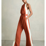 Inez Colour-Block Rope-Cord Jumpsuit - Endless - UAE Rental and Resale for Women's Fashion