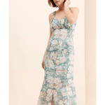 Isobel Linen Midi Dress - Endless - UAE Rental and Resale for Women's Fashion