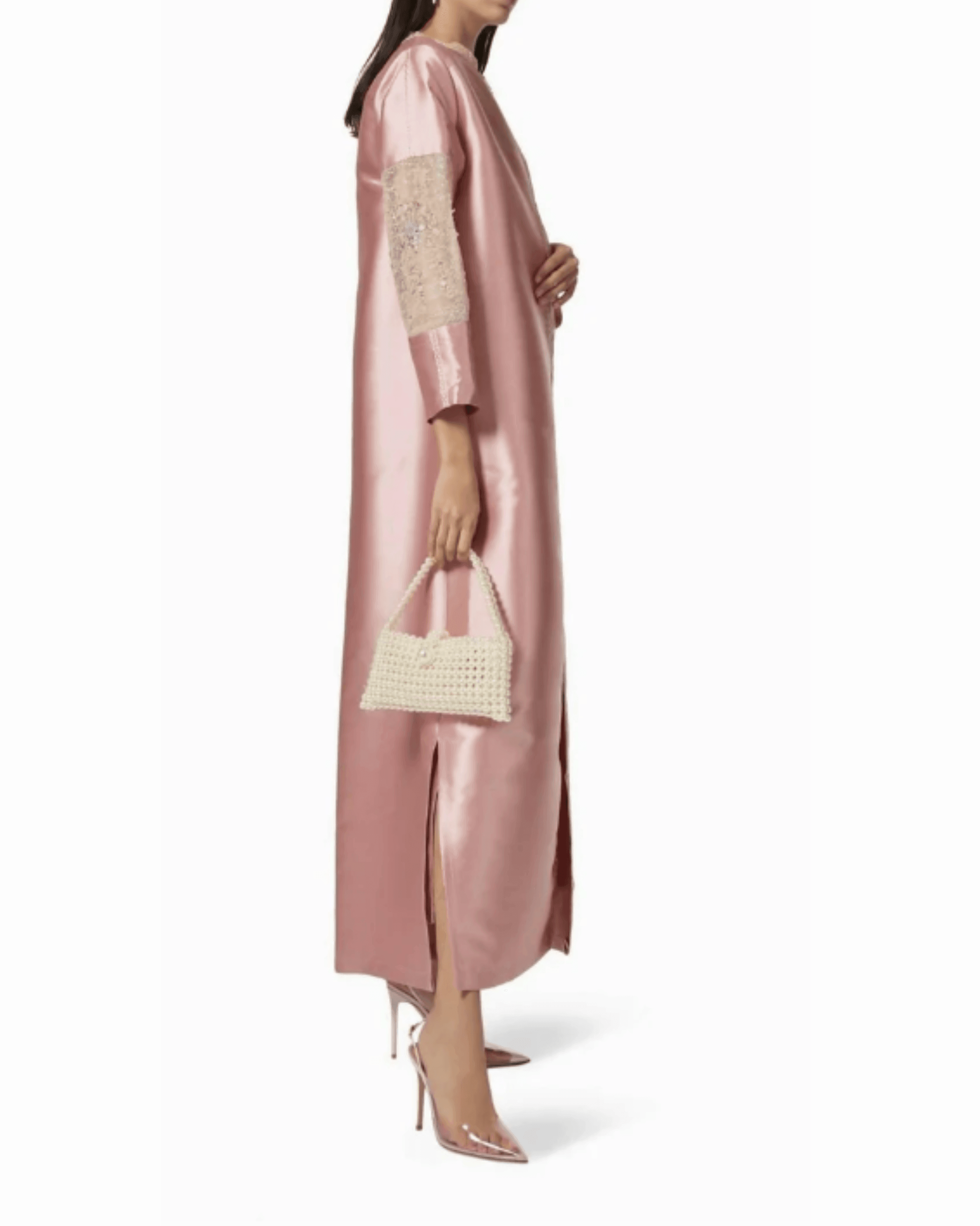 Jacket Abaya in Taffeta - Endless - UAE Rental and Resale for Women's Fashion
