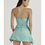 Jade Draped Strapless Corset Dress - Endless - UAE Rental and Resale for Women's Fashion