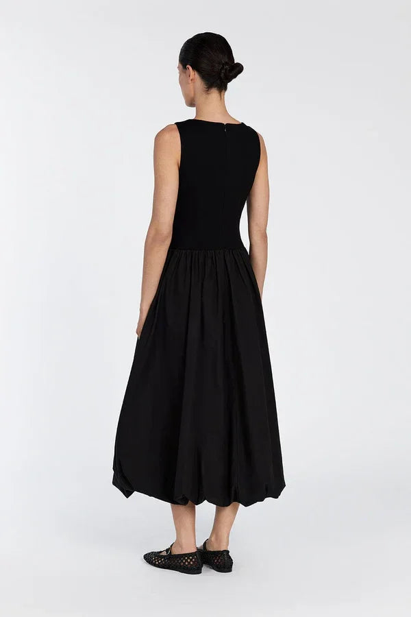James Black Bubble Midi Dress - Endless - UAE Rental and Resale for Women's Fashion