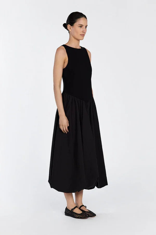 James Black Bubble Midi Dress - Endless - UAE Rental and Resale for Women's Fashion