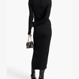 Janet Embellished Ribbedknit Midi Dress - Endless - UAE Rental and Resale for Women's Fashion