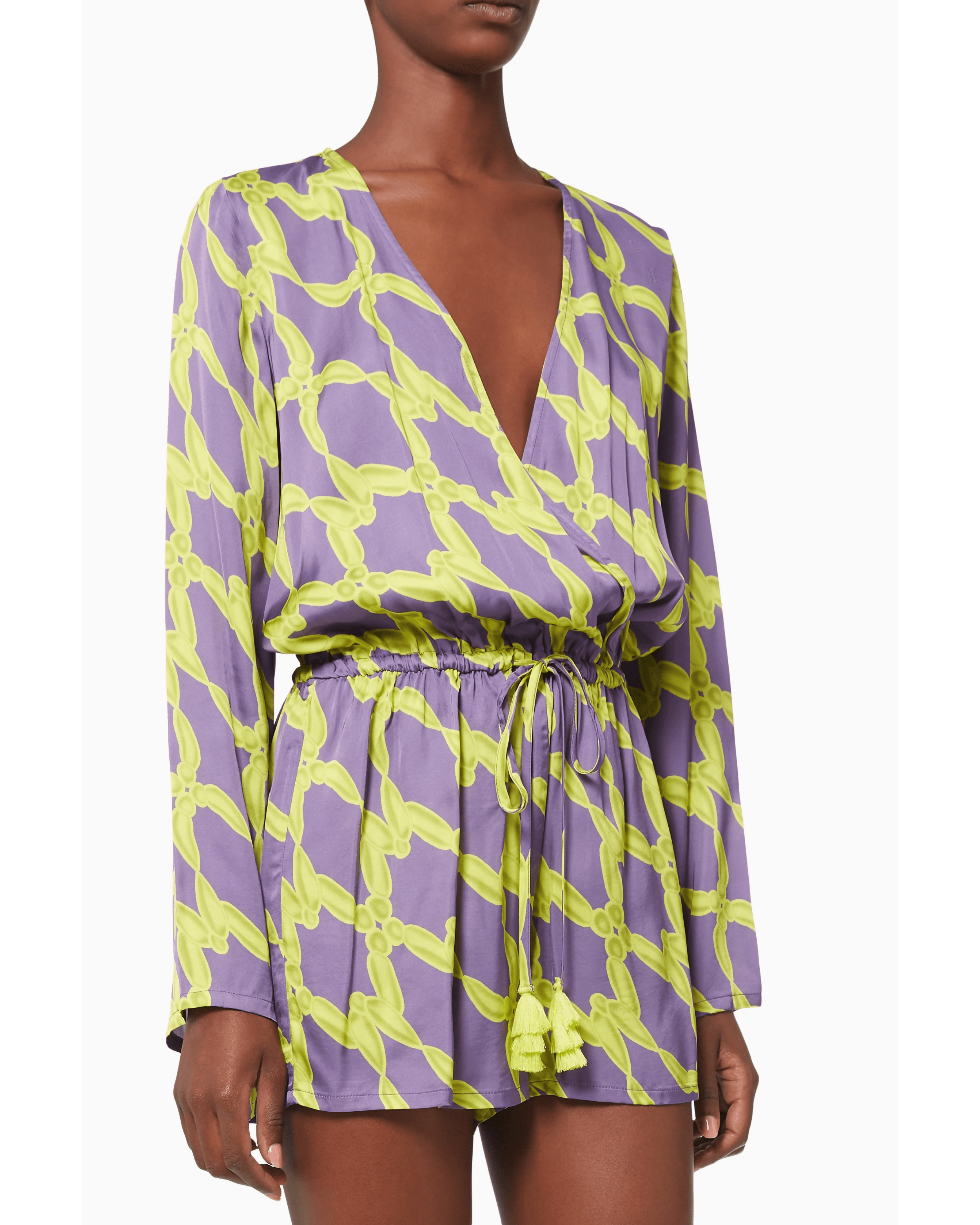 Jasmine Romper in Floss Viscose - Endless - UAE Rental and Resale for Women's Fashion