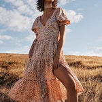 Jelena Linen Midi Wrap Dress - Endless - UAE Rental and Resale for Women's Fashion