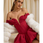 Jessamy Off-Shoulder Layered Bubble Hem Corset Mini Dress - Endless - UAE Rental and Resale for Women's Fashion
