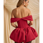 Jessamy Off-Shoulder Layered Bubble Hem Corset Mini Dress - Endless - UAE Rental and Resale for Women's Fashion