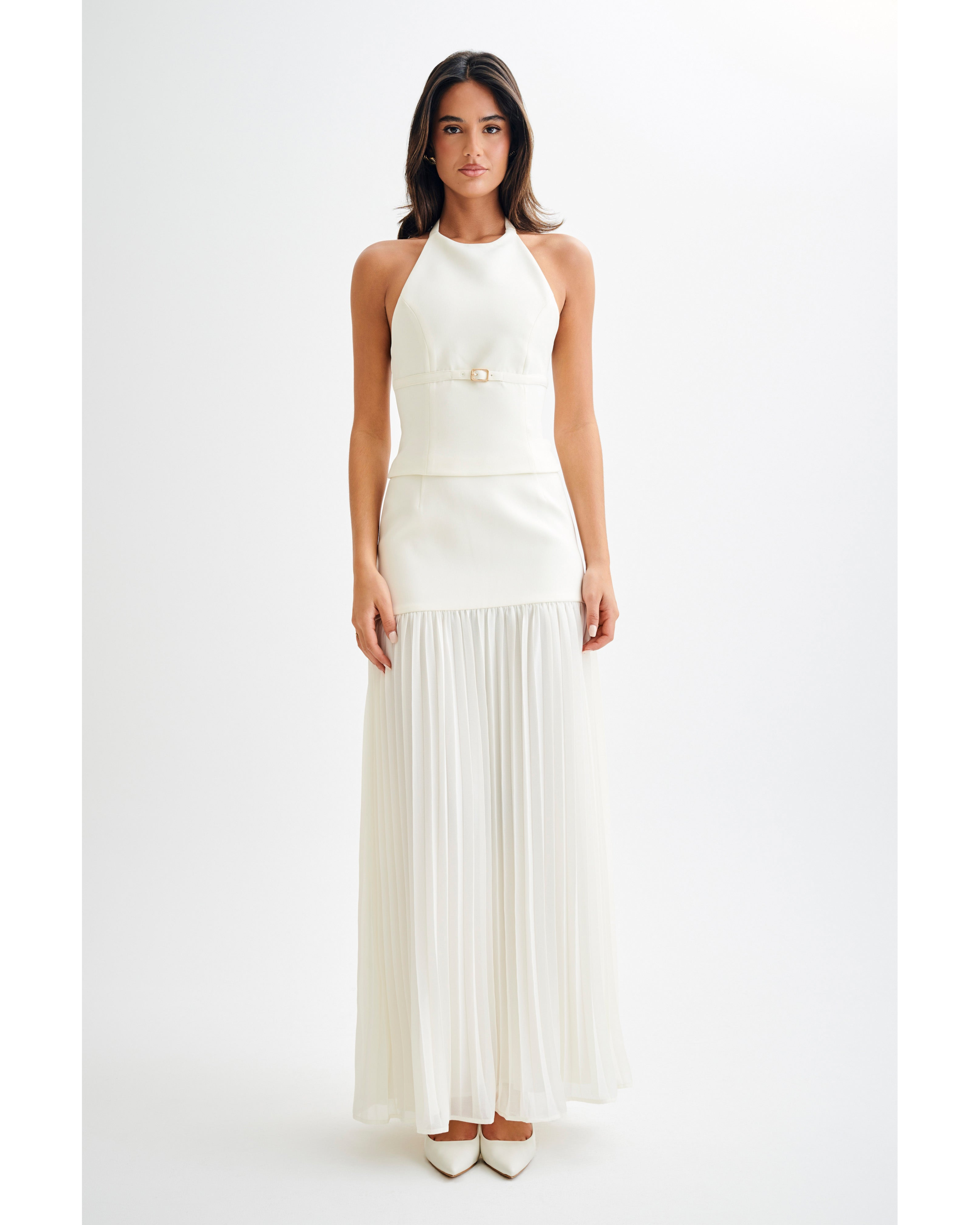 Jillian Pleated Maxi Skirt - Endless - UAE Rental and Resale for Women's Fashion