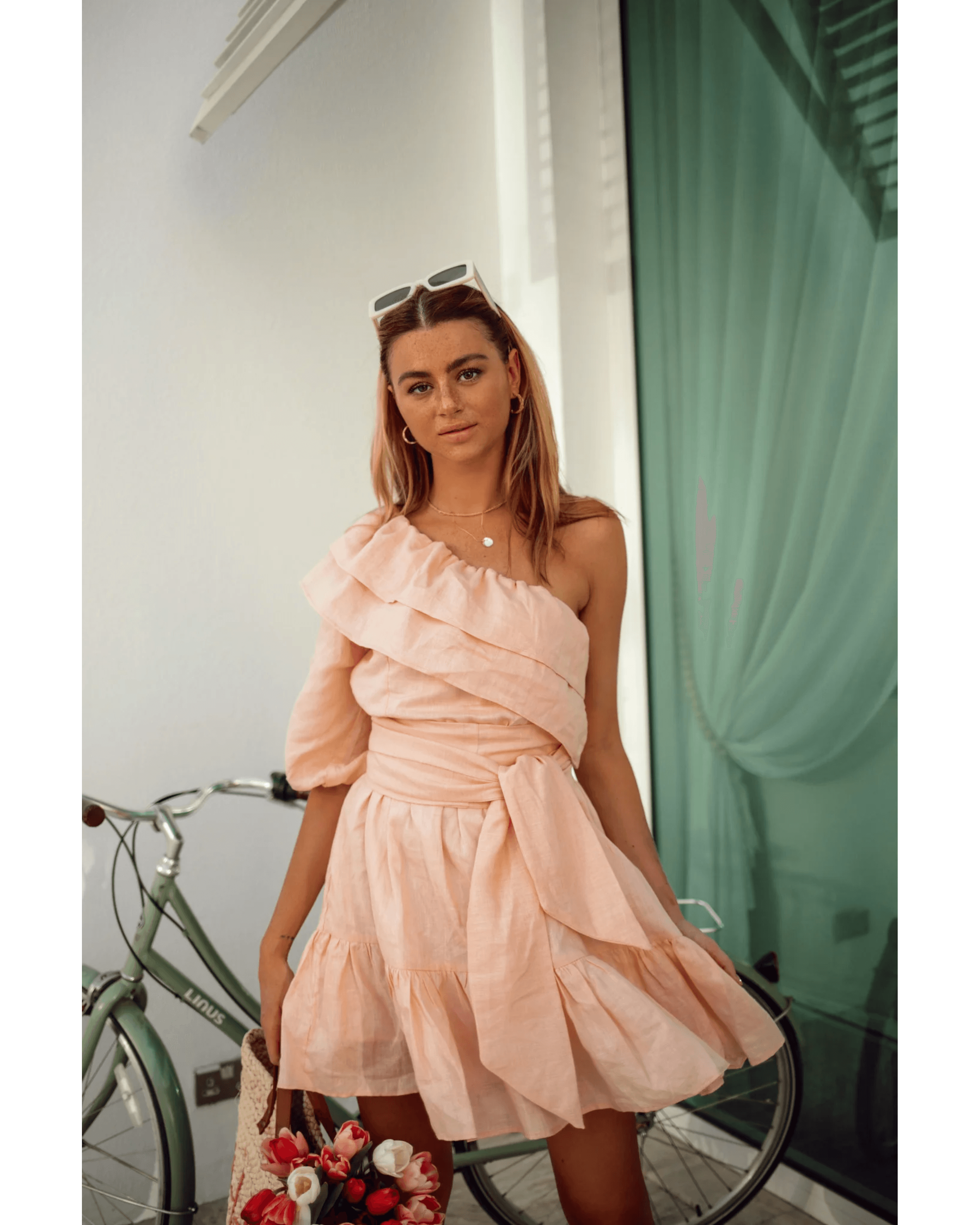 Joelle Linen Dress - Endless - UAE Rental and Resale for Women's Fashion
