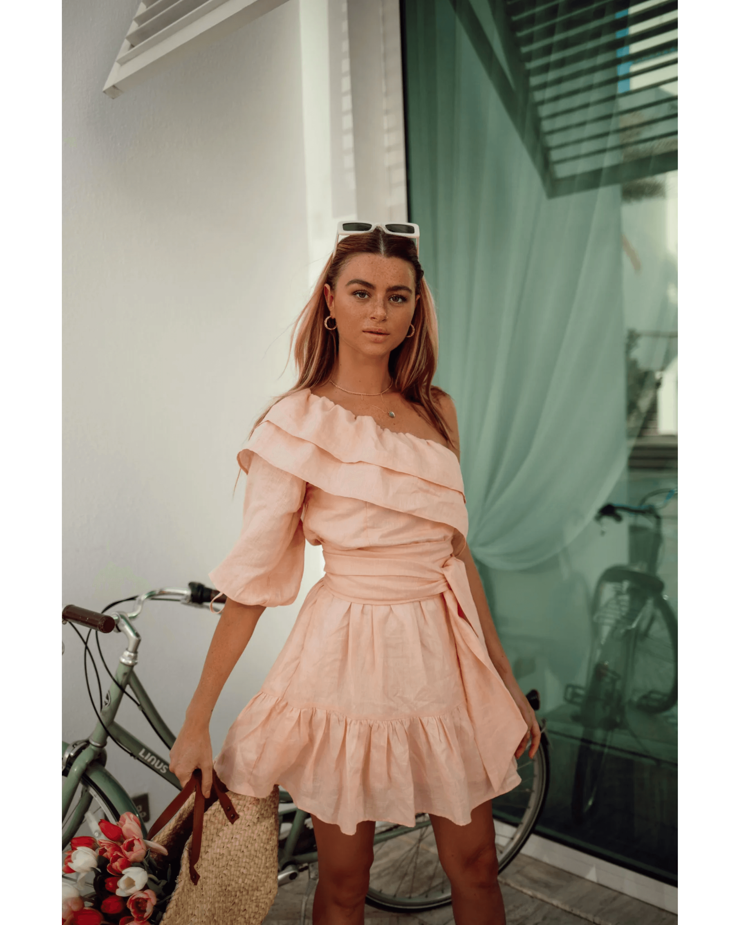 Joelle Linen Dress - Endless - UAE Rental and Resale for Women's Fashion
