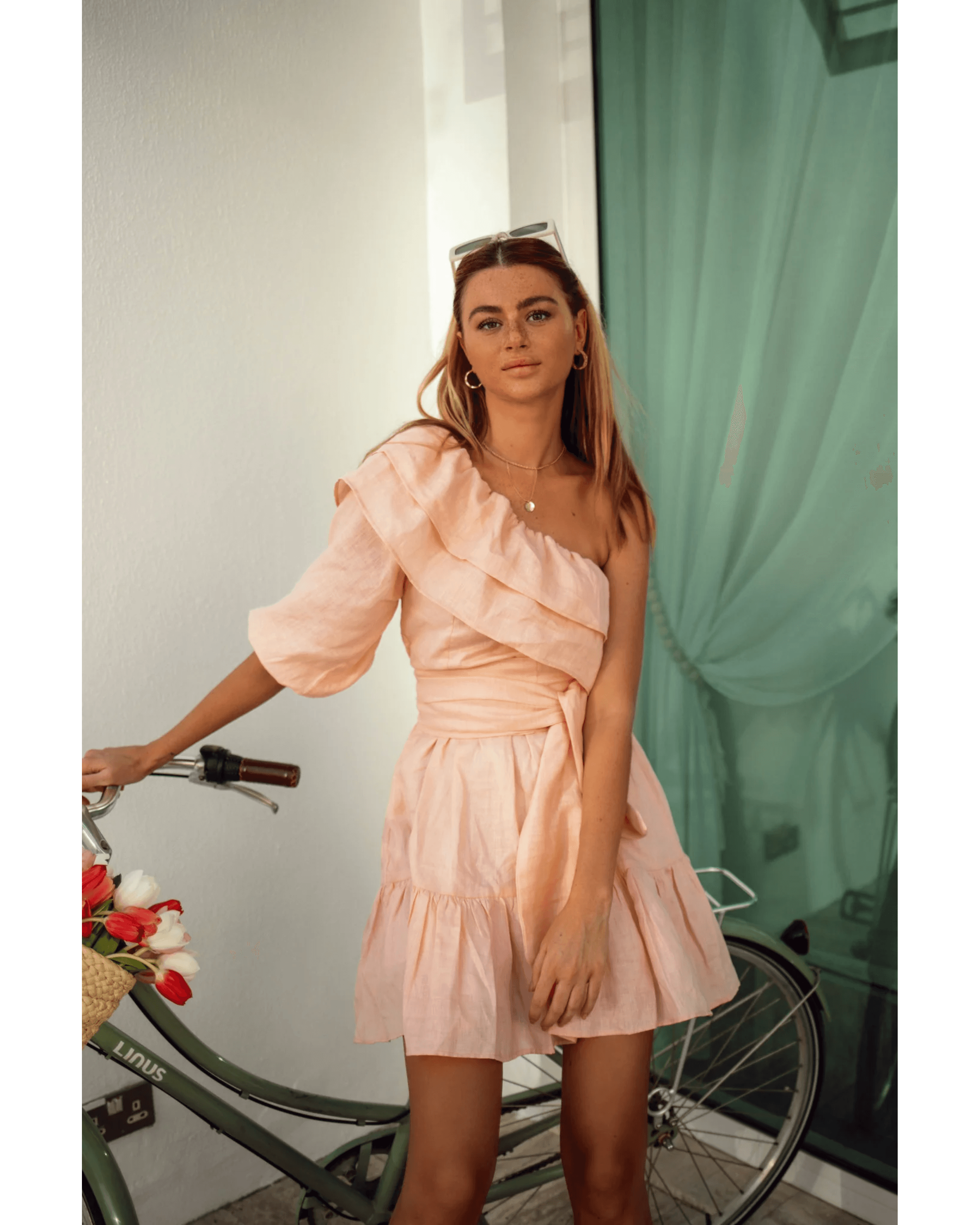 Joelle Linen Dress - Endless - UAE Rental and Resale for Women's Fashion