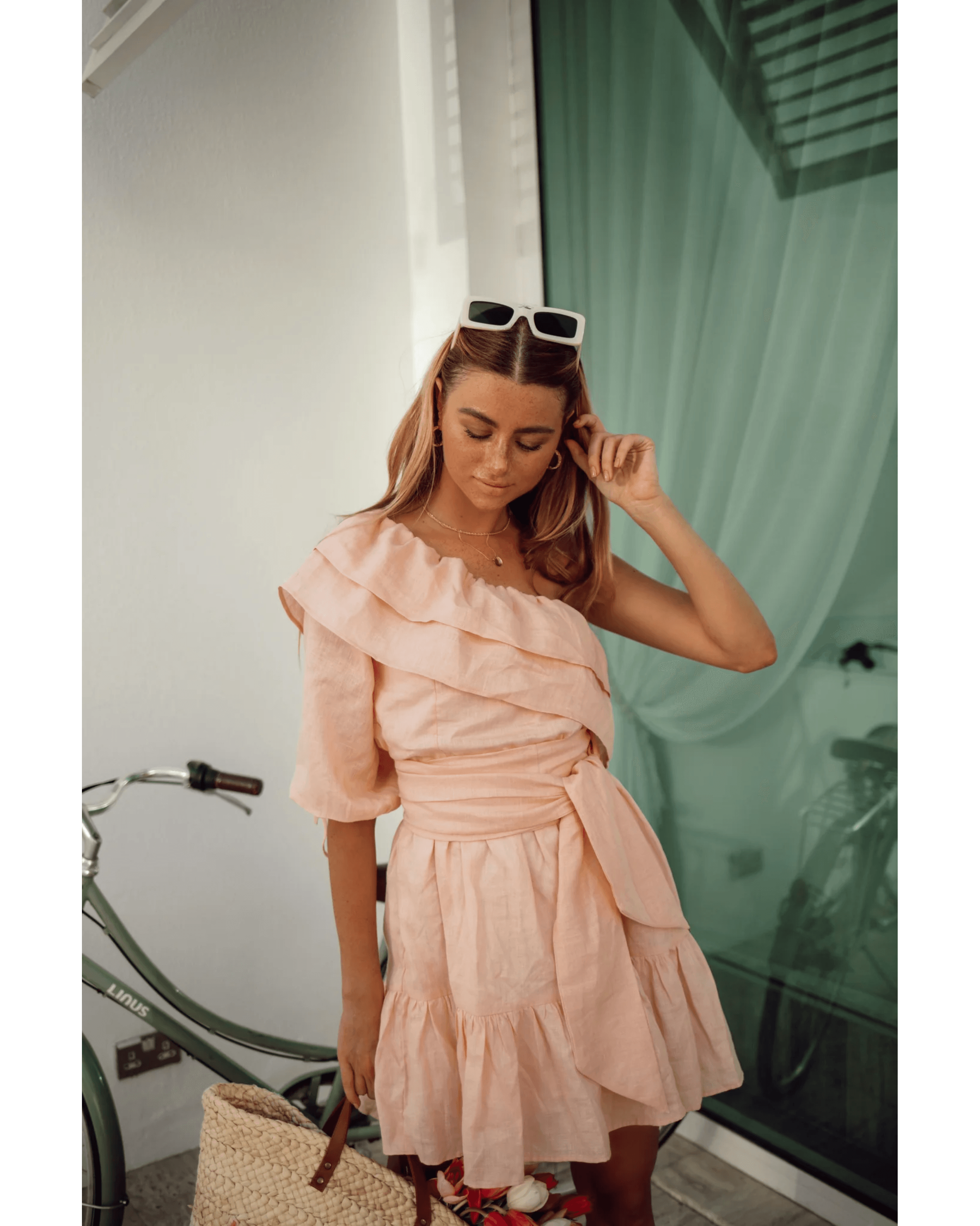 Joelle Linen Dress - Endless - UAE Rental and Resale for Women's Fashion