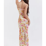 Josefina Ivory Floral Maxi Dress - Endless - UAE Rental and Resale for Women's Fashion