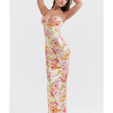 Josefina Ivory Floral Maxi Dress - Endless - UAE Rental and Resale for Women's Fashion