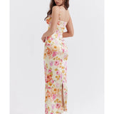 Josefina Ivory Floral Maxi Dress - Endless - UAE Rental and Resale for Women's Fashion