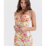 Josefina Ivory Floral Maxi Dress - Endless - UAE Rental and Resale for Women's Fashion