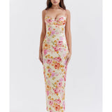 Josefina Ivory Floral Maxi Dress - Endless - UAE Rental and Resale for Women's Fashion