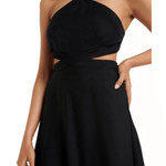 Justine Petite Linen Cross Midi Dress - Endless - UAE Rental and Resale for Women's Fashion