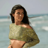 Kaia Glimmer Mermaid Maxi Skirt and Boxy Top Co-ord Set - Endless - UAE Rental and Resale for Women's Fashion