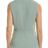 Kayla Pleat Front V Neck Top - Endless - UAE Rental and Resale for Women's Fashion