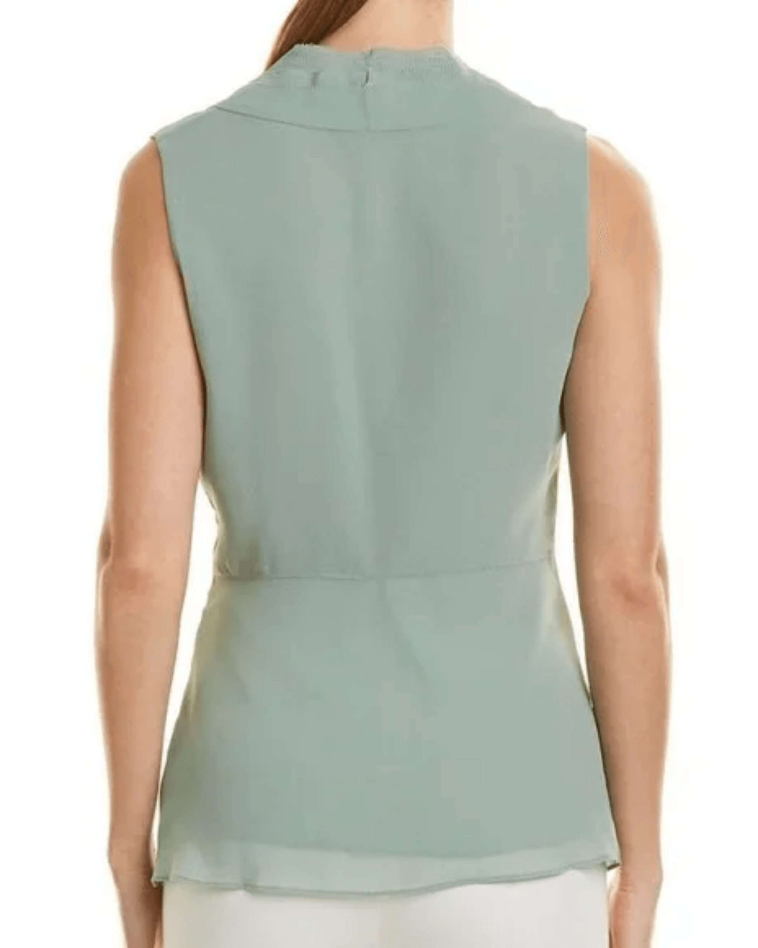 Kayla Pleat Front V Neck Top - Endless - UAE Rental and Resale for Women's Fashion