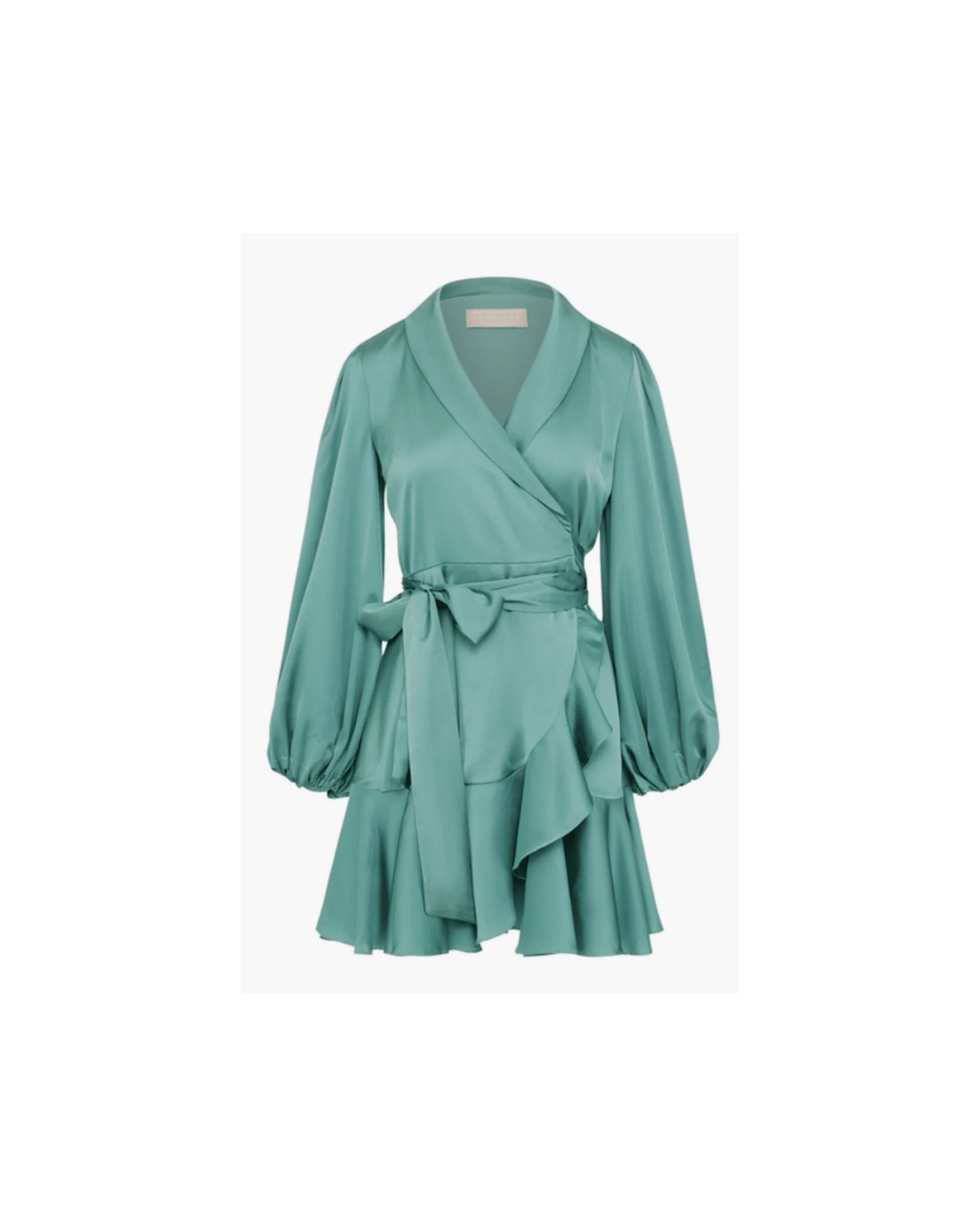 Kennedy Long Sleeve Wrap Mini Dress - Endless - UAE Rental and Resale for Women's Fashion