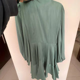 Kennedy Long Sleeve Wrap Mini Dress - Endless - UAE Rental and Resale for Women's Fashion