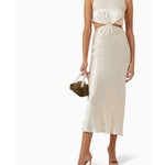 La Lune Twist Front Midi Dress - Endless - UAE Rental and Resale for Women's Fashion