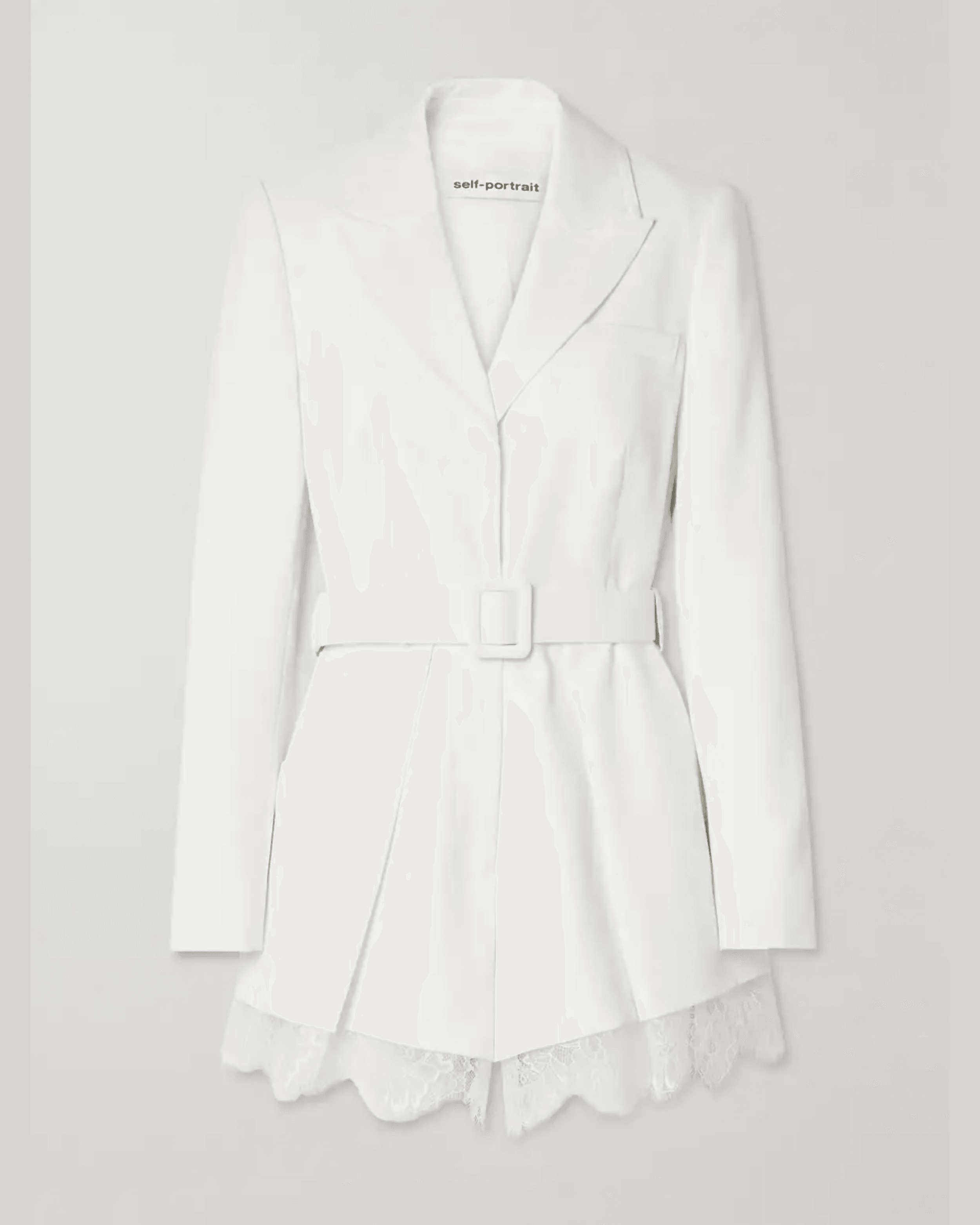 Lace And Satin-trimmed Crepe Playsuit - Endless - UAE Rental and Resale for Women's Fashion
