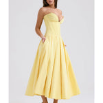 Lady Sunshine Strapless Tulle Midi Dress - Endless - UAE Rental and Resale for Women's Fashion