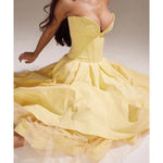 Lady Sunshine Strapless Tulle Midi Dress - Endless - UAE Rental and Resale for Women's Fashion