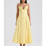 Lady Sunshine Strapless Tulle Midi Dress - Endless - UAE Rental and Resale for Women's Fashion