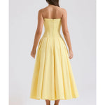 Lady Sunshine Strapless Tulle Midi Dress - Endless - UAE Rental and Resale for Women's Fashion